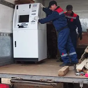 Перевозка банков на Газели с грузчиками Газель с грузчиками для перевозки банка